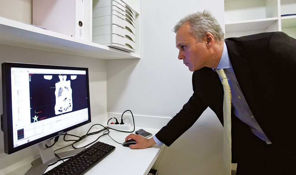 Carlo Greco, o especialista que trouxe a radioterapia de dose única para a Lisboa, na Fundação Champalimaud. Fotografia: Reinaldo Rodrigues/Global Imagens