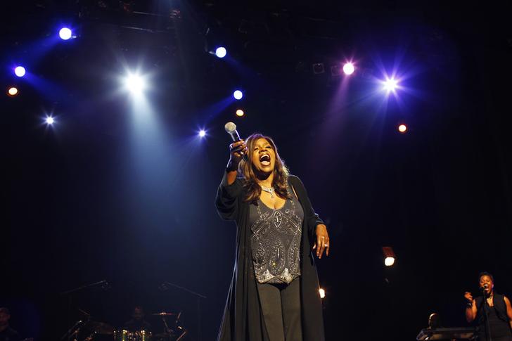 U.S. singer Gaynor performs during the 11th edition of the Mawazine World Rhythms music festival in Rabat