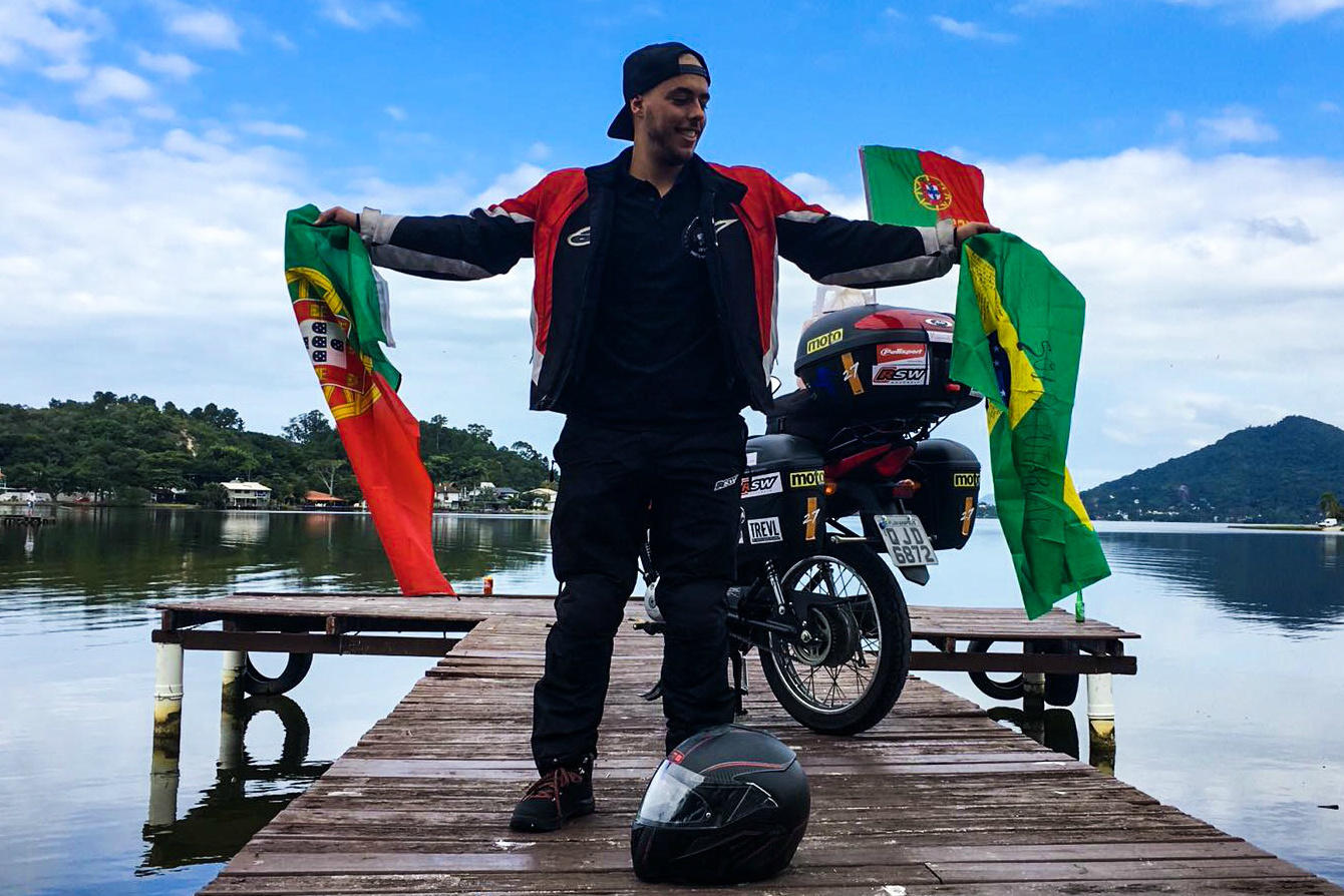 G1 - Jovem percorre mais de 8 mil km pela América do Sul com moto