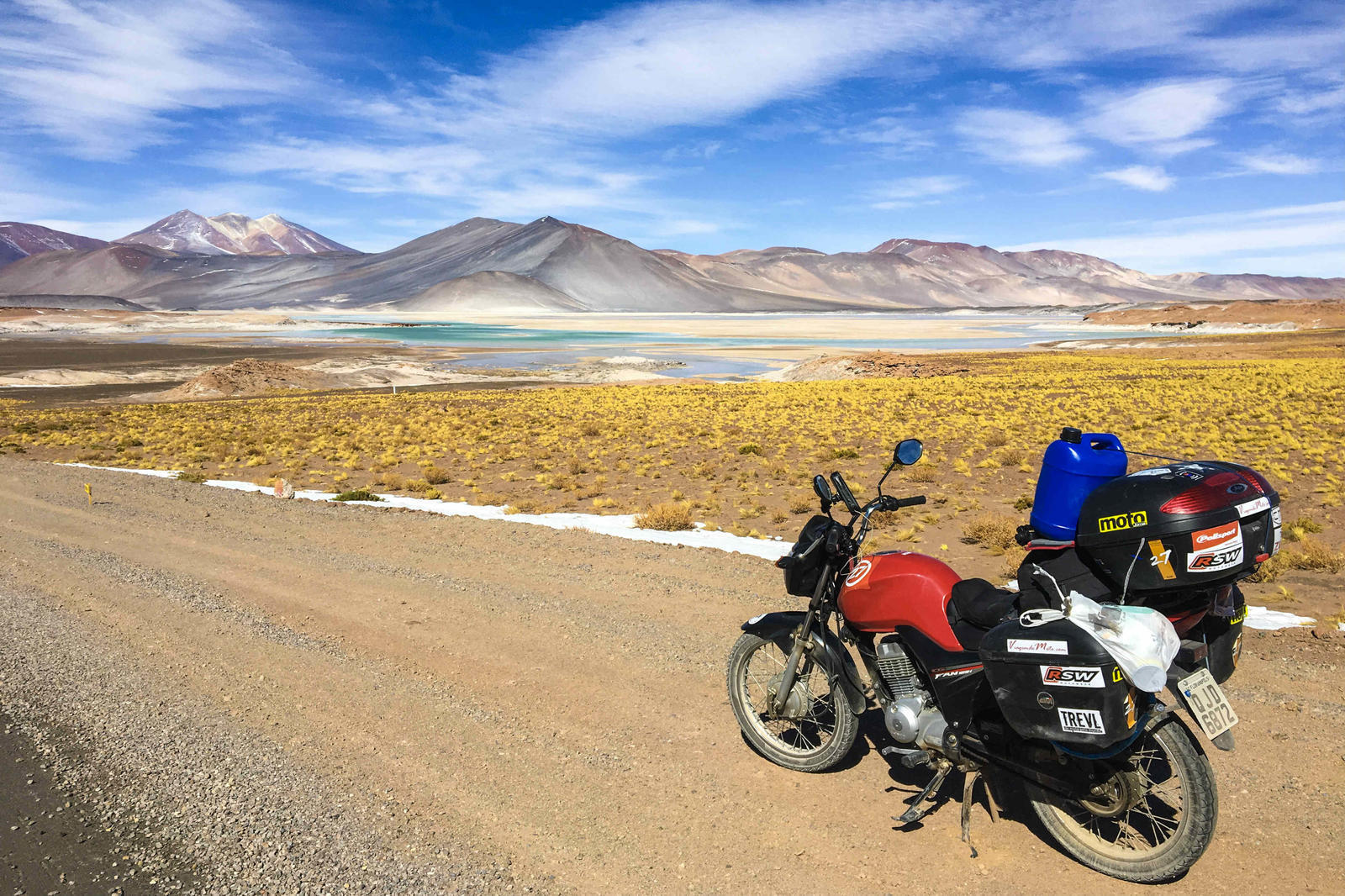 G1 - Jovem percorre mais de 8 mil km pela América do Sul com moto